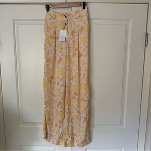 RESA Floral Yellow and Cream Pants